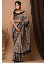 Chanderi Silk Multi Color Traditional Wear Printed Saree